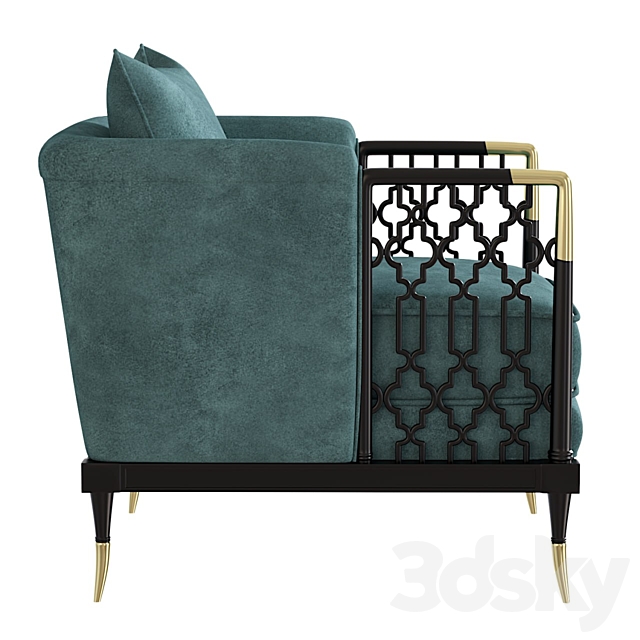 GHẾ SOFA ĐƠN TÂN CỔ ĐIỂN CHAWOO 611